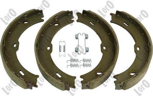 ABAKUS 231-05-009 - Brake Shoe Set, parking brake autospares.lv