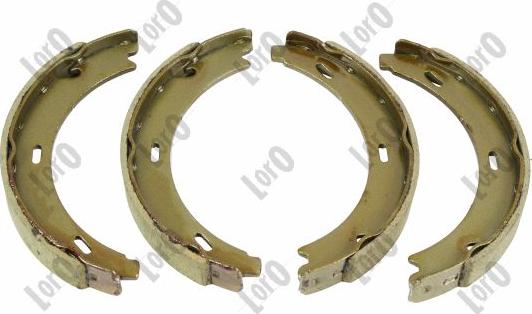 ABAKUS 231-05-006 - Brake Shoe Set, parking brake autospares.lv