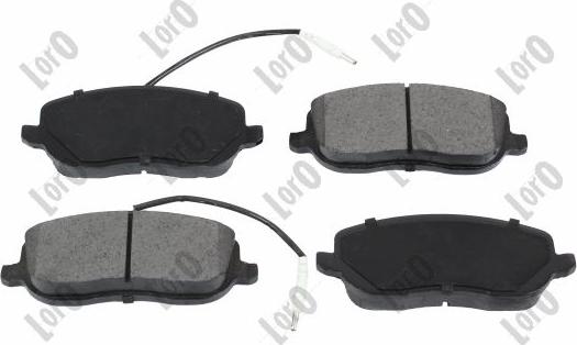 ABAKUS 231-01-091 - Brake Pad Set, disc brake autospares.lv