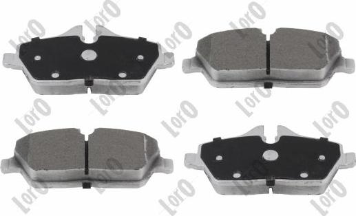 ABAKUS 231-01-120 - Brake Pad Set, disc brake autospares.lv