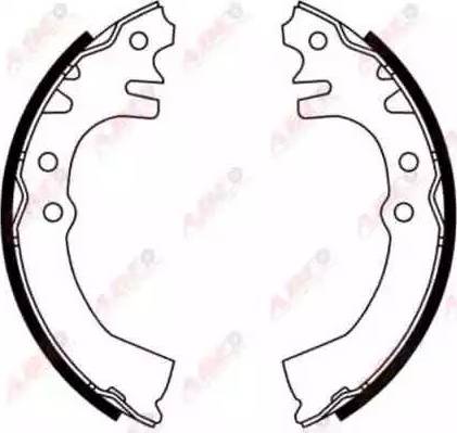 ABE C06014ABE - Brake Shoe Set autospares.lv