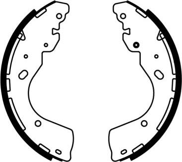 ABE C01060ABE - Brake Shoe Set autospares.lv