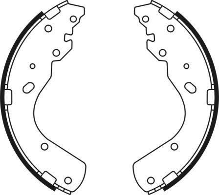 ABE C03044ABE - Brake Shoe Set autospares.lv