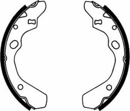 ABE C03014ABE - Brake Shoe Set autospares.lv