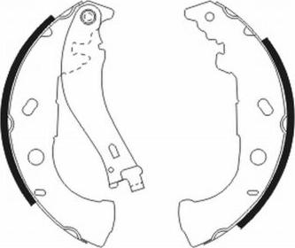 ABE C0F015ABE - Brake Shoe Set autospares.lv