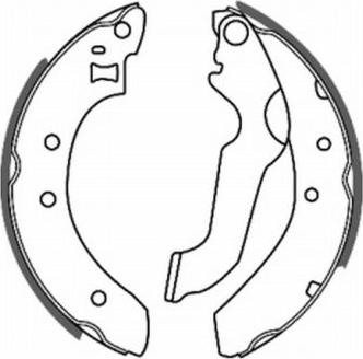 ABE C0G014ABE - Brake Shoe Set autospares.lv