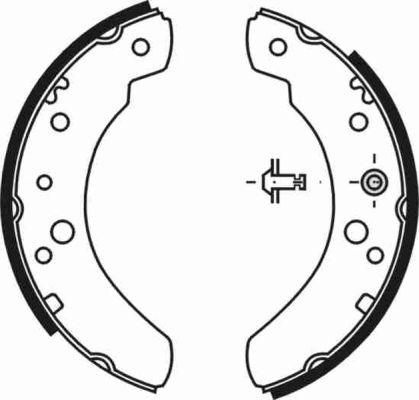 ABE C0G017ABE - Brake Shoe Set autospares.lv