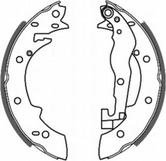 ABE C0P001ABE - Brake Shoe Set autospares.lv