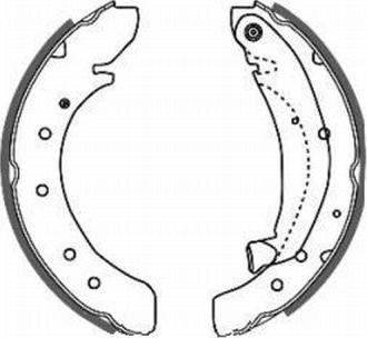 ABE C0P013ABE - Brake Shoe Set autospares.lv