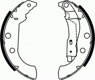 ABE C0P029ABE - Brake Shoe Set autospares.lv