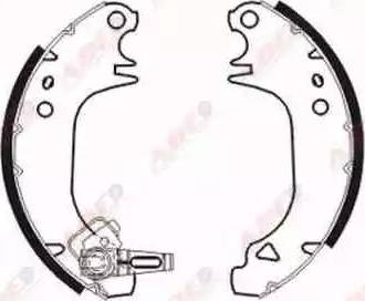 ABE C0R005ABE - Brake Shoe Set autospares.lv