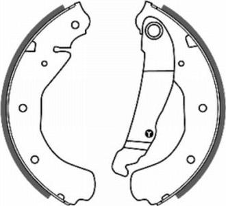 ABE C0X003ABE - Brake Shoe Set autospares.lv