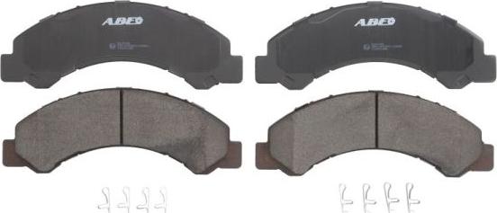 ABE C19011ABE - Brake Pad Set, disc brake autospares.lv