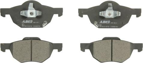 ABE C14050ABE - Brake Pad Set, disc brake autospares.lv