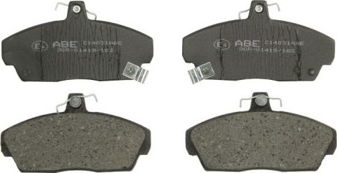 ABE C14031ABE - Brake Pad Set, disc brake autospares.lv