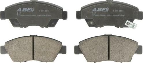 ABE C14033ABE - Brake Pad Set, disc brake autospares.lv