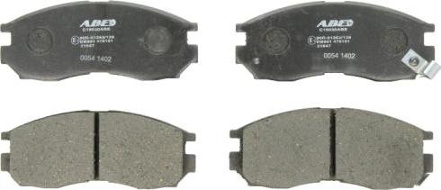 ABE C15030ABE - Brake Pad Set, disc brake autospares.lv