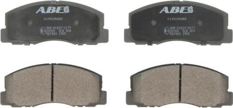 ABE C15025ABE - Brake Pad Set, disc brake autospares.lv