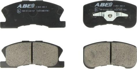 ABE C16013ABE - Brake Pad Set, disc brake autospares.lv