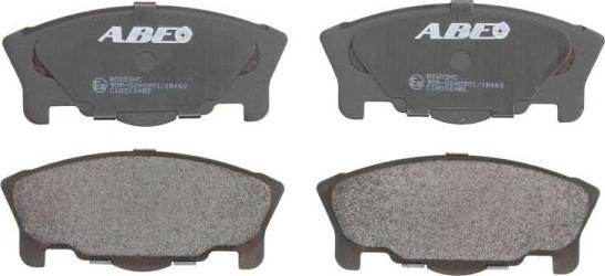 ABE C16012ABE - Brake Pad Set, disc brake autospares.lv