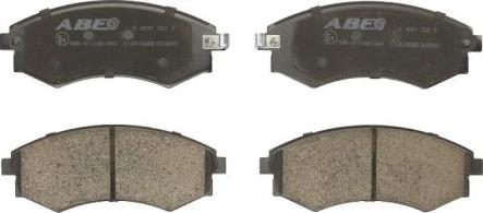 ABE C10503ABE - Brake Pad Set, disc brake autospares.lv