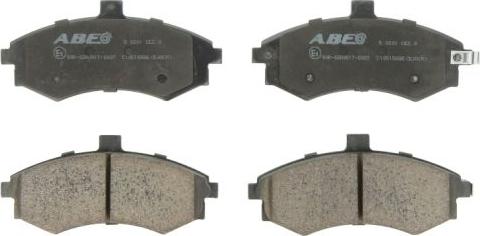 ABE C10515ABE - Brake Pad Set, disc brake autospares.lv