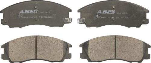 ABE C10512ABE - Brake Pad Set, disc brake autospares.lv