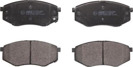 ABE C10530ABE - Brake Pad Set, disc brake autospares.lv