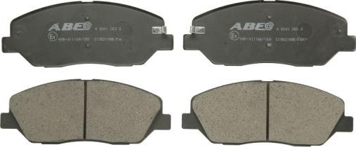 ABE C10521ABE - Brake Pad Set, disc brake autospares.lv