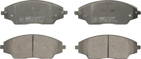 ABE C10025ABE - Brake Pad Set, disc brake autospares.lv