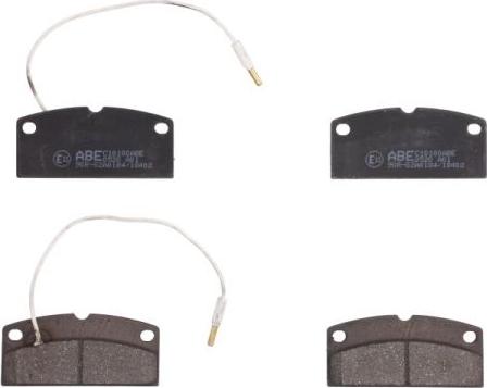 ABE C10100ABE - Brake Pad Set, disc brake autospares.lv