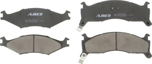 ABE C10302ABE - Brake Pad Set, disc brake autospares.lv