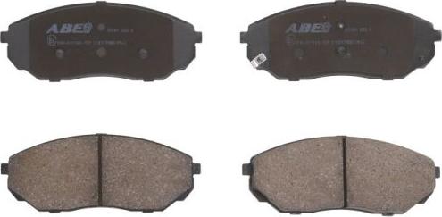 ABE C10317ABE - Brake Pad Set, disc brake autospares.lv