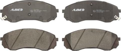 ABE C10327ABE - Brake Pad Set, disc brake autospares.lv