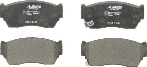 ABE C11048ABE - Brake Pad Set, disc brake autospares.lv
