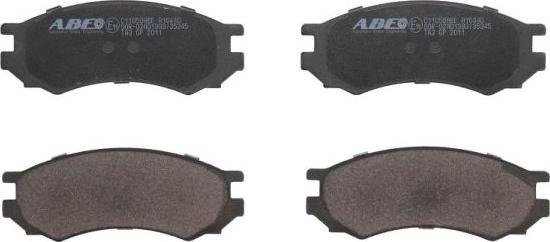 ABE C11050ABE - Brake Pad Set, disc brake autospares.lv