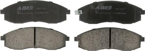 ABE C11074ABE - Brake Pad Set, disc brake autospares.lv