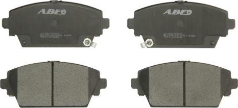 ABE C11070ABE - Brake Pad Set, disc brake autospares.lv