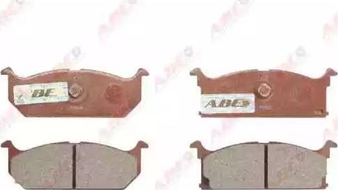 ABE C18004ABE - Brake Pad Set, disc brake autospares.lv