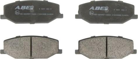 ABE C18003ABE - Brake Pad Set, disc brake autospares.lv