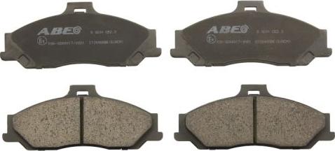 ABE C13048ABE - Brake Pad Set, disc brake autospares.lv