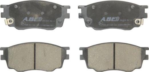 ABE C13051ABE - Brake Pad Set, disc brake autospares.lv