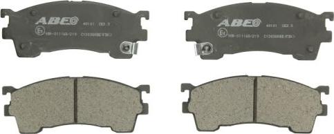 ABE C13038ABE - Brake Pad Set, disc brake autospares.lv