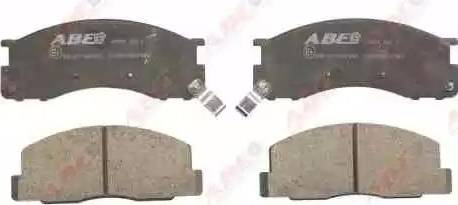ABE C12059ABE - Brake Pad Set, disc brake autospares.lv