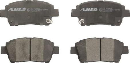 ABE C12086ABE - Brake Pad Set, disc brake autospares.lv