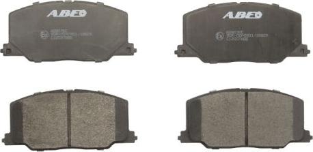 ABE C12037ABE - Brake Pad Set, disc brake autospares.lv