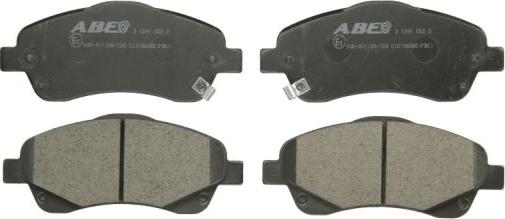 ABE C12106ABE - Brake Pad Set, disc brake autospares.lv