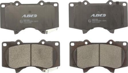 ABE C12111ABE - Brake Pad Set, disc brake autospares.lv