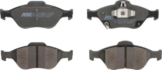 ABE C12118ABE-P - Brake Pad Set, disc brake autospares.lv