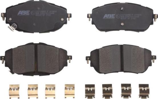 ABE C12139ABE-P - Brake Pad Set, disc brake autospares.lv